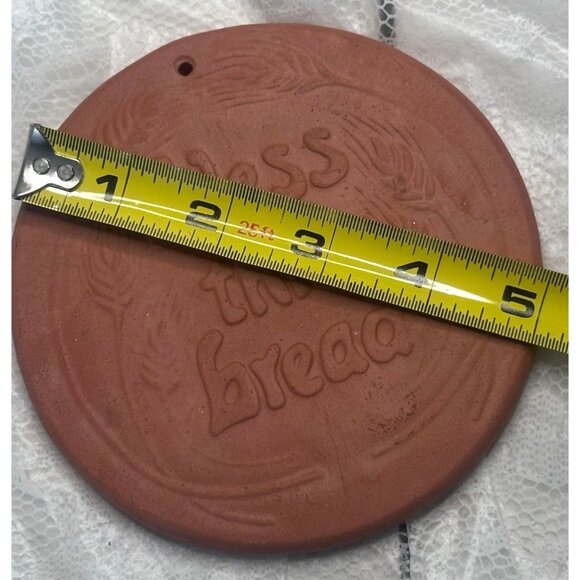 Bless This Bread Terracotta Bread Warmer Stone Made In USA St. J Co Longaberger - Picture 3 of 3